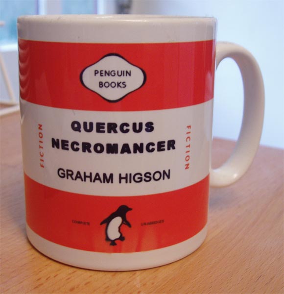 Mug of original title in old 
                Penguin style